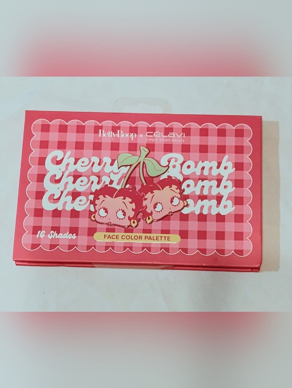 Celavi x Betty Boop Cherry Bomb Face Color Palette - Pink
